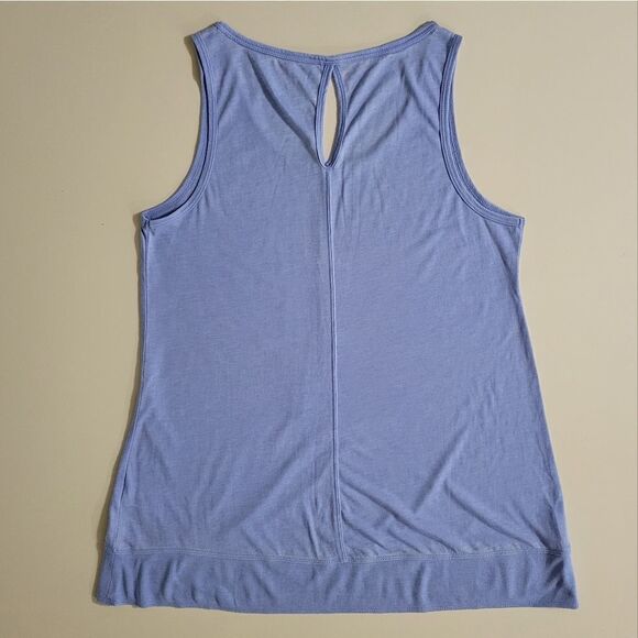 Calvin Klein Women's Blue Key-hole Back Swing Tank Top - Picture 10 of 10